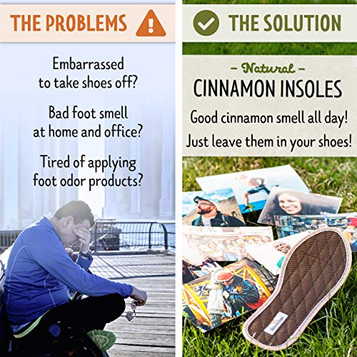 Stinky Feet Shoe Deodorizer Insoles Eliminate and Remove Foot Odor