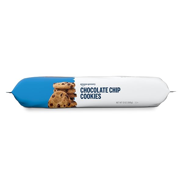 AMAZON GROCERY, CHOCOLATE CHIP COOKIES, 13 OZ (PREVIOUSLY HAPPY BELLY, PACKAGING MAY VARY)