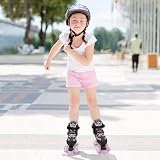 Nattork Adjustable Kids Roller Skates with Light Up Wheels for Beginners view 7