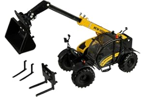 Britains 1:32 New Holland TH 7.42 Telehandler Tractor, Collectable Farm Set, Compatible with 1:32 Scale Farm Toys, Suitable for Collectors & Children from 3 Years