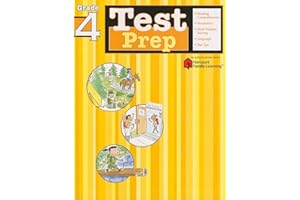 Test Prep: Grade 4 (Flash Kids Harcourt Family Learning)