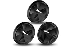 DAIHONGSAFI 3 Pack Garbage Disposal Splash Guard - Sink Baffle 3 3/8" QCB-AM for InSinkErator Evolution Series, Removable Garbage Disposal Rubber Drain Insert Quiet Collar Drain Plugs Garbage Disposer Accessories