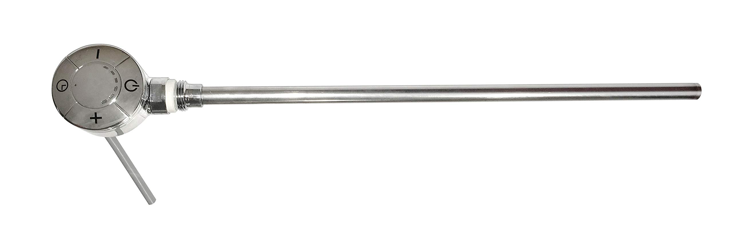 Nuie Accessory HL501 | Modern Bathroom 300 Watts Thermostatic Heating Element, 45mm x 56mm, Chrome, Silver, 300W