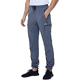 VEOBIKE Mens Stretch Hiking Pants Cargo Quick Dry Lightweight Water Resistant Outdoor Fishing Pants Adjustable Bottom Pockets