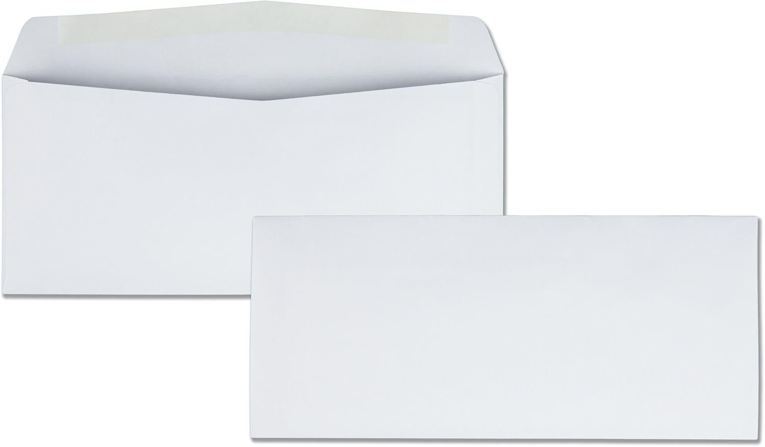 Quality Park #10 Envelopes, 4-1/8 x 9-1/2 Inches, 24 lb White, Gummed, 500 per Box (QUA90020)