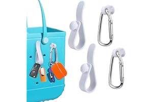 Mity rain Key Holder for Bogg Bag, Accessories for Bogg Bags Original X Large, Insert Charm Carabiner Keychain for Beach Bag