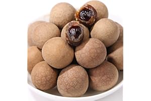 Xlseafood Premium grade dried longan with shell (8OZ) 美国旭龙行 带壳原粒冻干桂圆 龙眼肉 无硫无漂白 补脑安神 补血养颜 0.5磅 227g / 8oz (8oz)