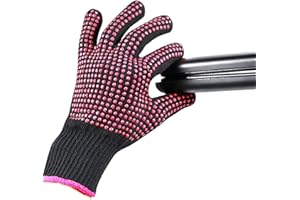 Heat Resistant Glove for Hair Styling with Non Slip Silicone Bump,1 Piece
