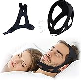 parniho Anti Snore Chin Strap for Sleeping, CPAP Chin Strap, Anti Snoring, CPAP Chin Strap to Keep Mouth Closed, Adjustable, Breathable and Comfortable.