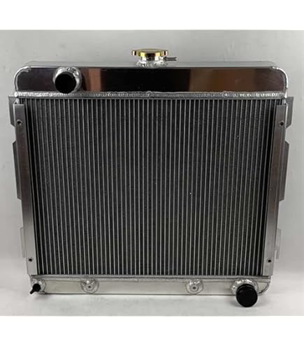 WRCRAD 22x19 Aluminum Radiator For Chevy GM SBC BBC - 2 Row Crossflow Universal