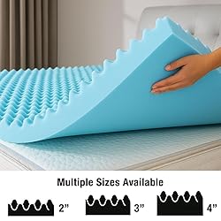 DMI 2-Inch Foam Mattress Topper, Egg Crate Foam Pad
