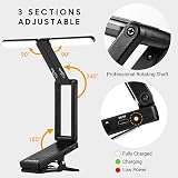 CAHAYA Rechargeable LED Music Stand Light w Clip 10 LEDs 2 Brightness Modes view 6