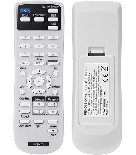 Amazon.com: Projector Remote Control for Epson Projectors Home