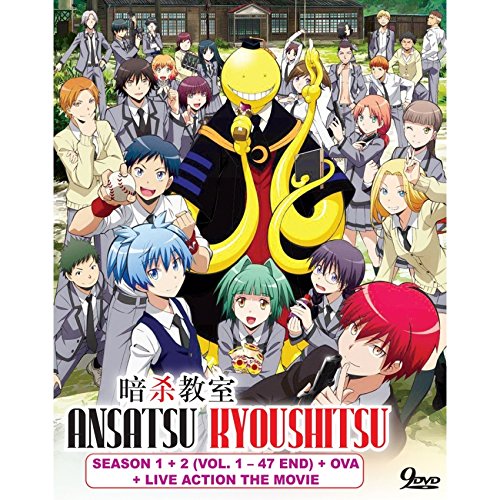 Amazon Com Ansatsu Kyoushitsu Season 1 2 Ova Live Action Movie 8 Discs Dvd Region All English Subtitles Japanese Anime Movies Tv Amazon Com Ansatsu Kyoushitsu Season 1 2 Ova Live Action Movie 8 Discs Dvd Region All English Subtitles Japanese Anime Movies Tv