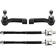 TRQ Front Inner and Outer Tie Rod Set Compatible with 2015-2021 Ford Expedition 2015-2020 F-150 Lincoln Navigator
