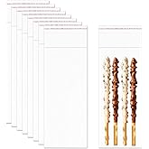 Clear Resealable Cellophane Bags 3x8" Long Self Seal Cello Cellophane Bags 200pcs Self Sealing OPP Adhesive Bags 2mil for Par