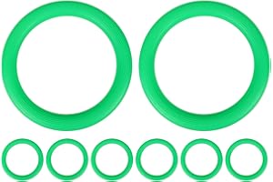 Abaodam 8PCS Yoga Ball Base: Football Round Fixed Ring - Anti Slip Stable Fitness & Sport Balls Holder Basketballs Support Ci