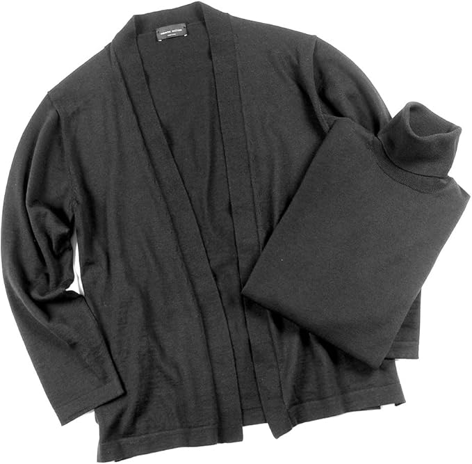 Amazon ロベルトコリーナ Roberto Collina 21aw 当店別注zegna Baruffaキャッシュウールハイゲージアンサンブルタートルネックニット Rde Rd Nero ブラック メンズ セーター 通販