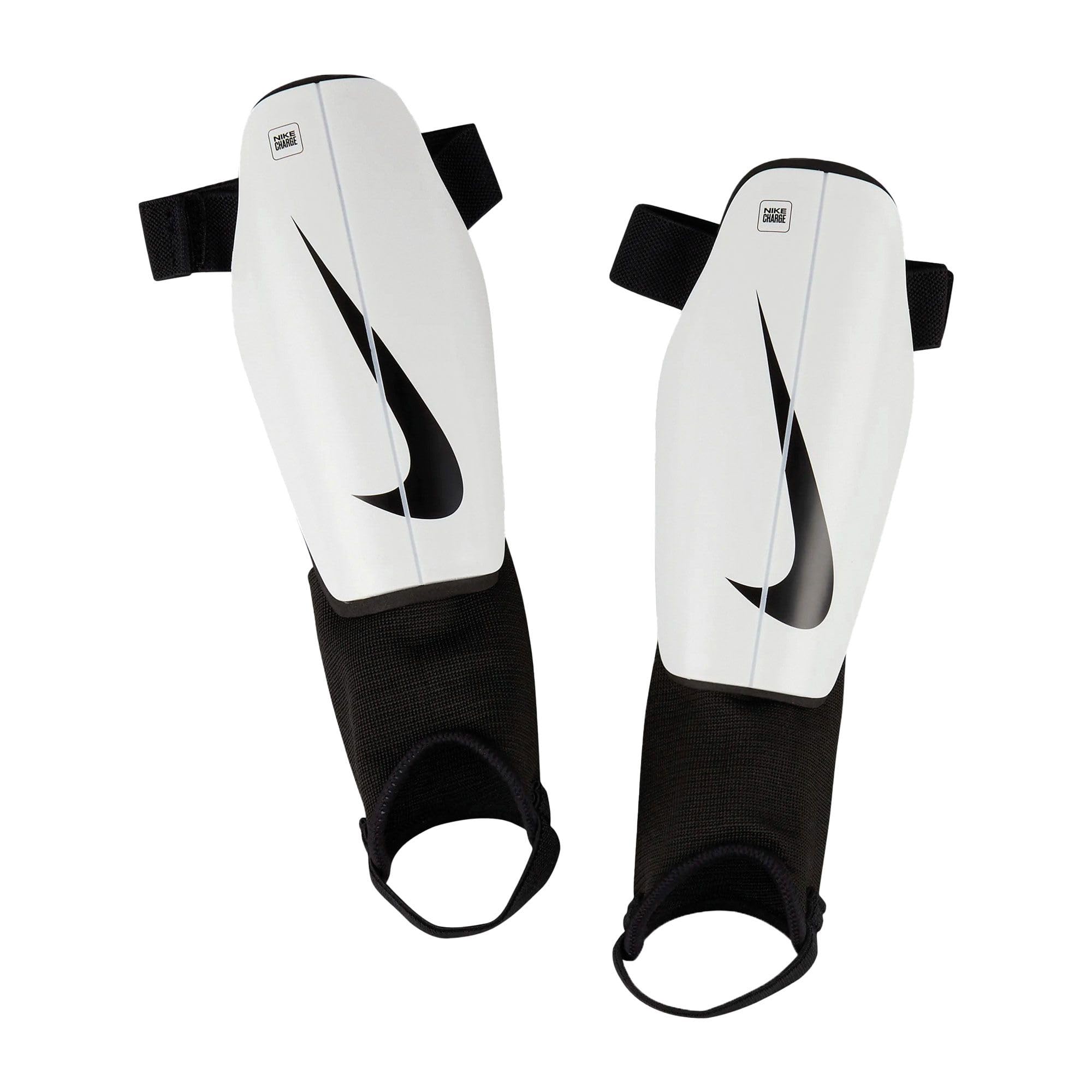 NIKE DX4610-100 Y NK CHRG GRD SU23 Shin guards Unisex WHITE/BLACK/BLACK Size L