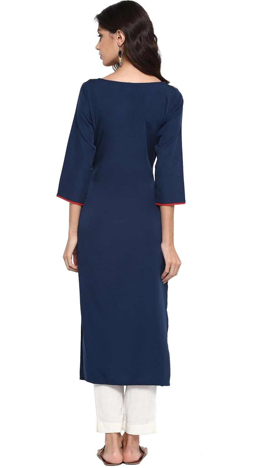 vaamsi women's straight kurta