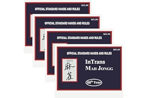 InTrans 2025 Mahjong Card Large Size - 4Pcs