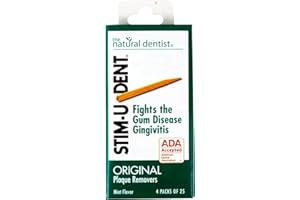 Stim U Dent plaque removers, mint flavor - 100 ea