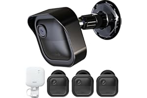 All-New Blink Outdoor 4 (4th Gen) Camera Mount, 3 Pack Protective Cover and 360 Degree Adjustable Mount with Blink Sync Modul