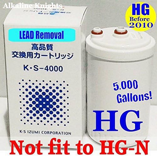 Japan Made Genuine Premium Grade Compatible Filter for MW-7000HG Replacement Filter for Enagic Kangen SD501HG - HG Original Model(Not Compatible with HG-N Models) by Kuraray chemical Japan
