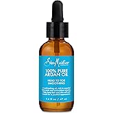 Sheamoisture Multi-Tasking Oil for Smooth Hair and Skin 100% Pure Argan Oil Head-to-Toe Formula 1.6 Fl Oz