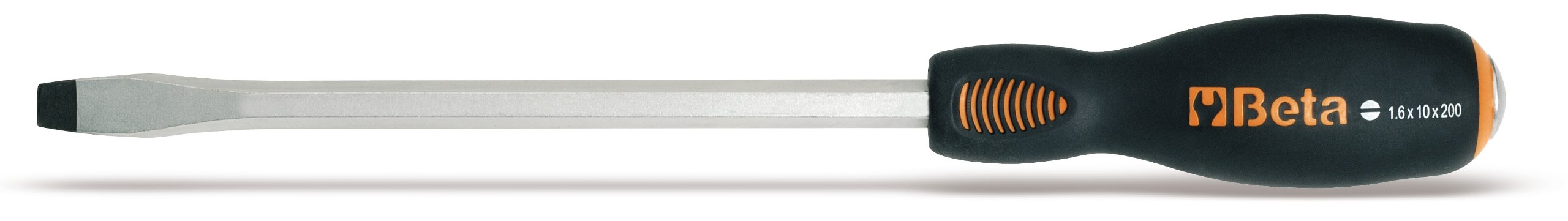 Beta 12410066 Model 1241 10X200 Screwdrivers with Steel Head for Slotted Head Screws, 10mm x 200mm