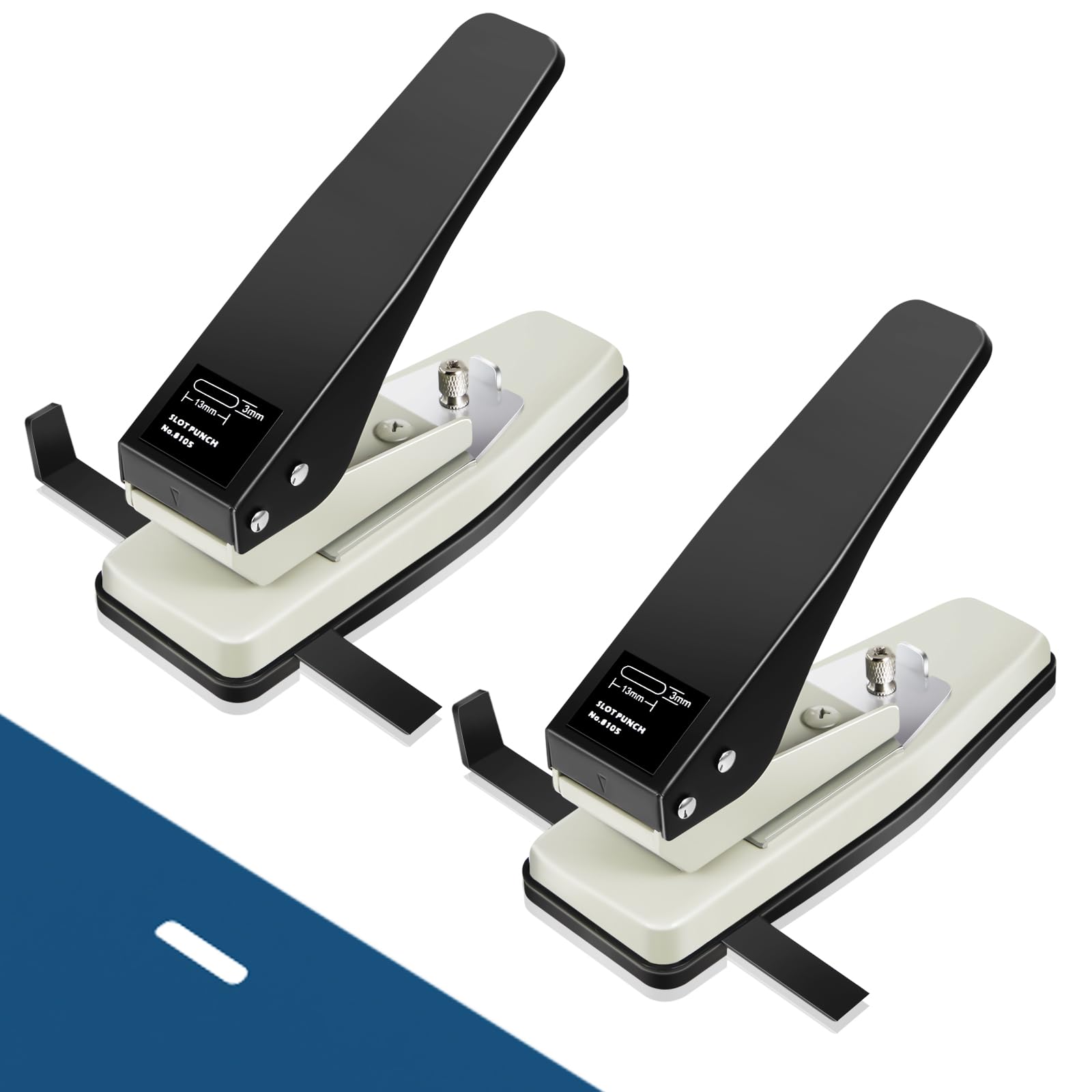 Mua Gisafai 2 Pcs Hand Held ID Card Slot Punch Badge Slotted Hole Punch