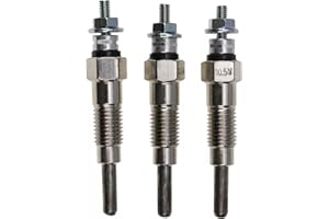 Yeasliy 3X Glow Plug 3284128M1 72100982 Compatible for Massey Ferguson 1010 1020 1030 1035 Hinomoto E1502 E1804 E2002 Tractor