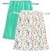 Wegreeco Reusable Diaper Pail Liner for Cloth Diaper,Laundry,Kitchen Garbage Cans(2 Pack, Jade, Camellia) primary