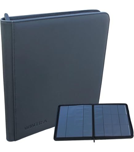 Amazon.com: WINTRA Premium 360 Pockets Black Zippered Playing Card Binder