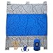 Sequoia Sun Gear Outdoor Beach Blanket - Large 9' x 7' Oversized Mat - Includes 4 Windproof Stakes & Anchor Sand Pockets - Perfect For Picnics, Hiking, Camping - Portable, Compact, Lightweight