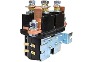 XYZIL SW202 400A Reversing Solenoid Contactor Compatible with Albright Electric Heavy Duty Coil Golf Cart Electric Vehicle Material Handling (36V)