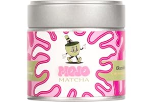 Mojo Matcha Ceremonial Grade Matcha Powder Organic Matcha Ceremonial Grade Japanese Matcha Tea Powder Organic - Okumidori Cultivar - 1.06 oz (Okumidori)