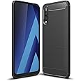 Cruzerlite Case Compatible with Galaxy A70s Case, Compatible with Galaxy A70 Case, Carbon Fiber Texture Design Cover Anti-Scratch Shock Absorption Case for Samsung Galaxy A70s/ Galaxy A70 (Black)