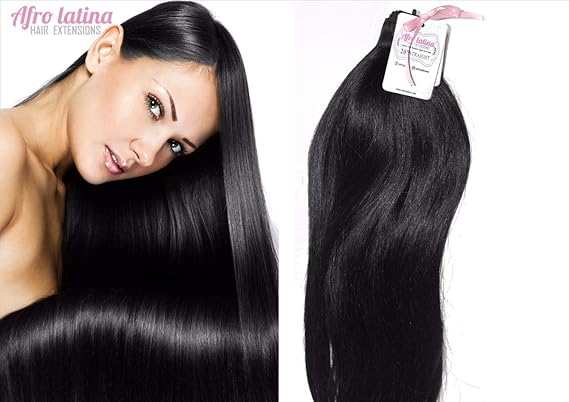 Amazon Com Afro Latina Hair Extensions Straight Natural Color