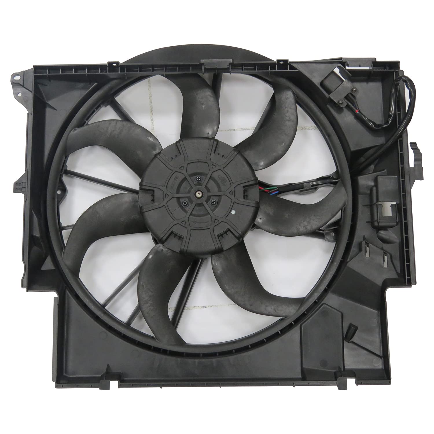 Photo 1 of TYC 623430 Compatible with BMW Replacement Cooling Fan Assembly, Black