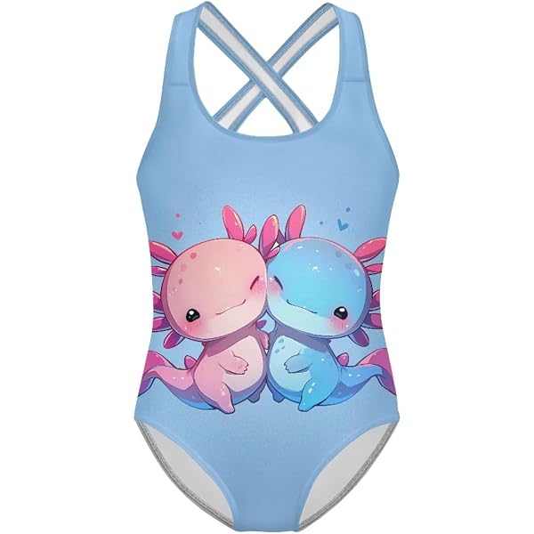 Traje De Baño Oficial De Pokémon Para Niñas, Diseño Rosa Degradado Con Pikachu, Squirtle Y Otros Personajes, Lazos En Las Correas, Perfecto Para Piscina Y Playa