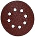 DEWALT DW4309 5-Inch 8 Hole 80 Grit Hook and LoopRandom Orbit Sandpaper (25-Pack) primary