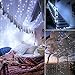 AMIR Solar Powered String Lights, Mini 100 LED Copper Wire Lights, Starry String Lights, Indoor Outdoor Waterproof Solar Decoration Lights for Gardens, Home, Dancing, Party (White - Pack of 2)