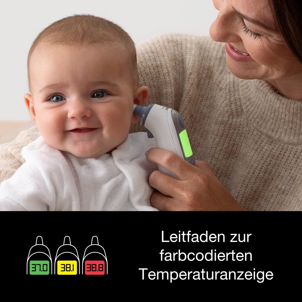 Braun ThermoScan 7 Ohrthermometer BRAIRT6520 | Age Precision Technologie | Farbcodiertes Digitaldisplay | Baby- und kleinkindfreundlich | Die #1 Marke bei Ärzten(1) 4