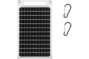 Gresusergy 10W Portable Solar Panel-5V Lightweight Mini USB Solar Charger for Phones, Power Banks,Outdoor,Camping,Hiking,Back