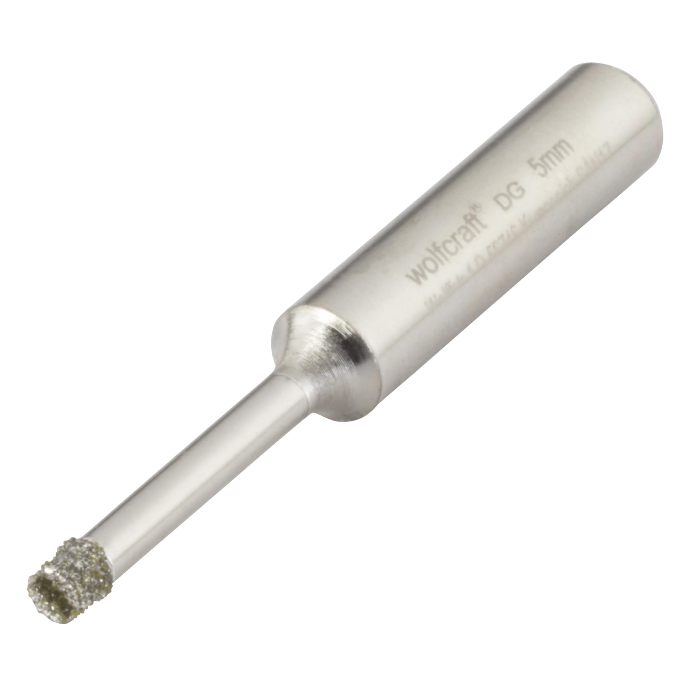 wolfcraft "Ceramic" Diamond Coated Annular Bit, With Shank I 5915000 I For installing bathroom fittings and cable bushings in tiles or glazed tiles, cutting depth 30 mm