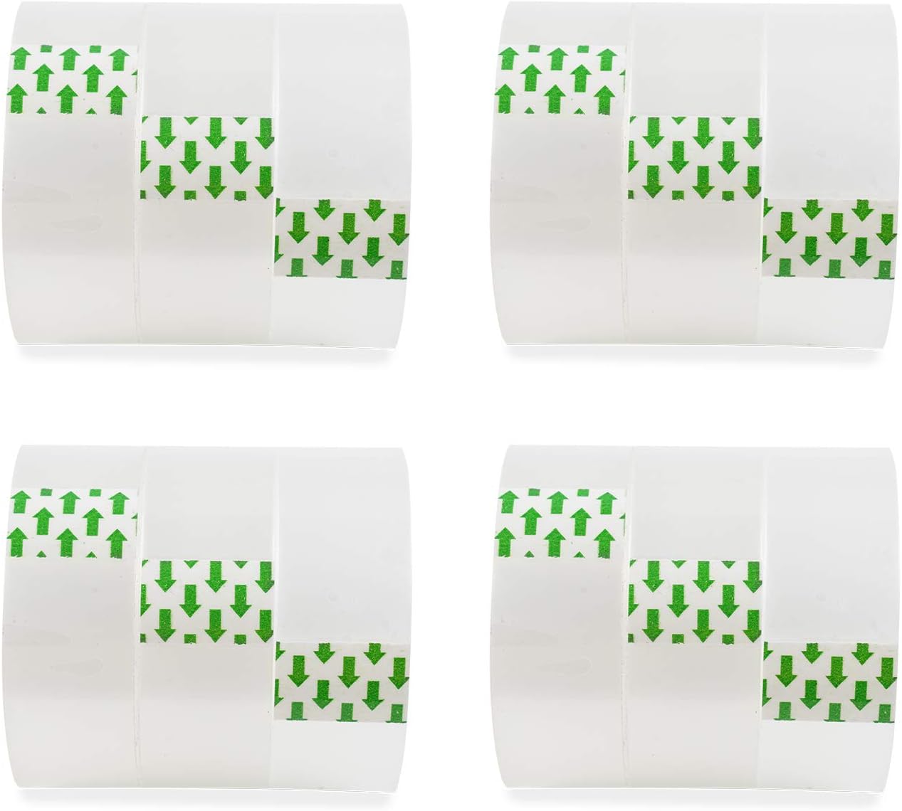 Transparent Tape Refills for Dispenser (12 Rolls) 3/4 Inches : Office Products