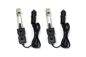 MASITE PCWJ Portable Immersion Water Heater Element, Black, 5 Inch, 24V DC, for Car Coffee Tea Boiler, 2 Pack，Mini Portable Electric Car Boiled Water Immersion Heater Traveling Picnic Water Immersion Heater