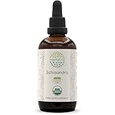 HerbEra Schisandra B120 USDA Organic Tincture | Alcohol-Free Extract, High-Potency Herbal Drops, Liquid Supplement| Certified Organic Schisandra (Schisandra Chinensis) Dried Berry (4 oz)