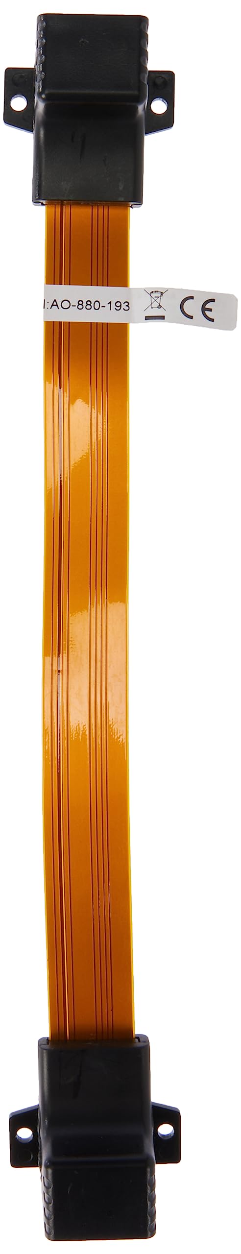 Goobay RJ45 Window Feed-Through 0.25m, Cat6a Ethernet Cable, Compatible with PC, Router, Switch